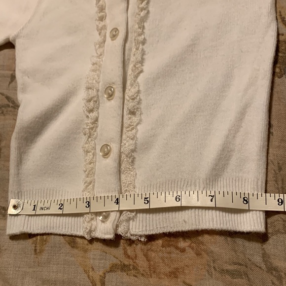 Julius Berger 100% Orlon acrylic, ivory cardigan - Picture 8 of 8